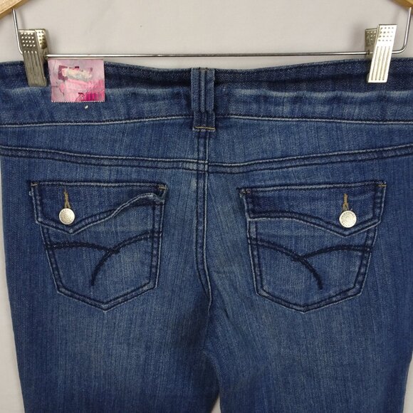 Y2K Vintage Personal Identity Juniors Two Button Jeans Size 9 - Picture 3 of 7